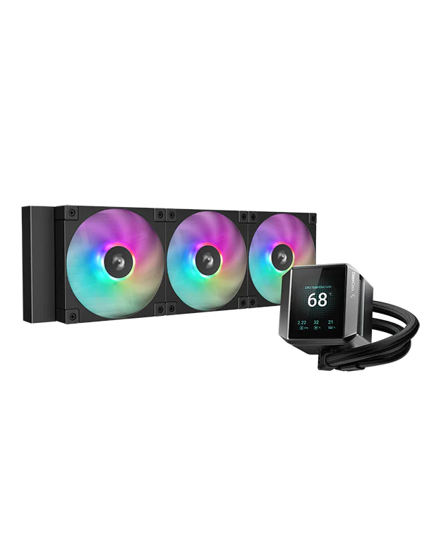 WATERCOOLING DEEPCOOL MYSTIQUE 360 ARGB BLACK LCD